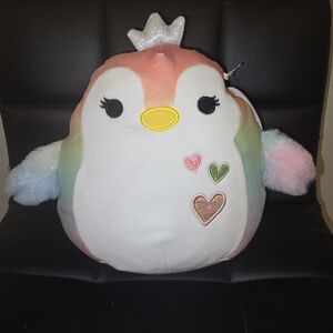 Squishmallows Pastel Penguin Plush with Crown